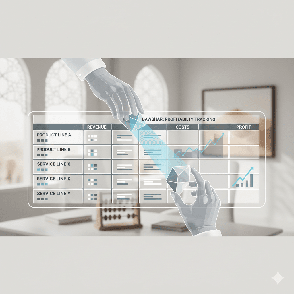 Bawshar Profitability Tracking by Product and Service Line